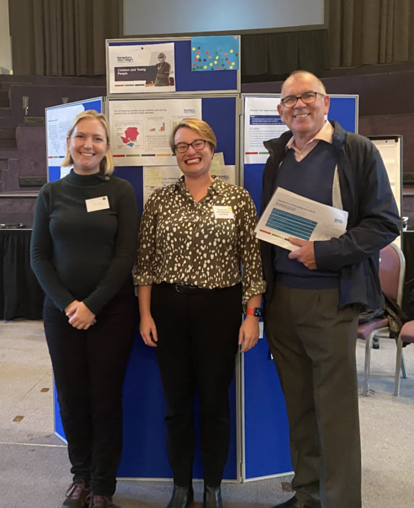 From left to right: Dr Rebecca Rushton - Vice Chair, Bryony Allen - Chair, Ian Silk - Business Manager